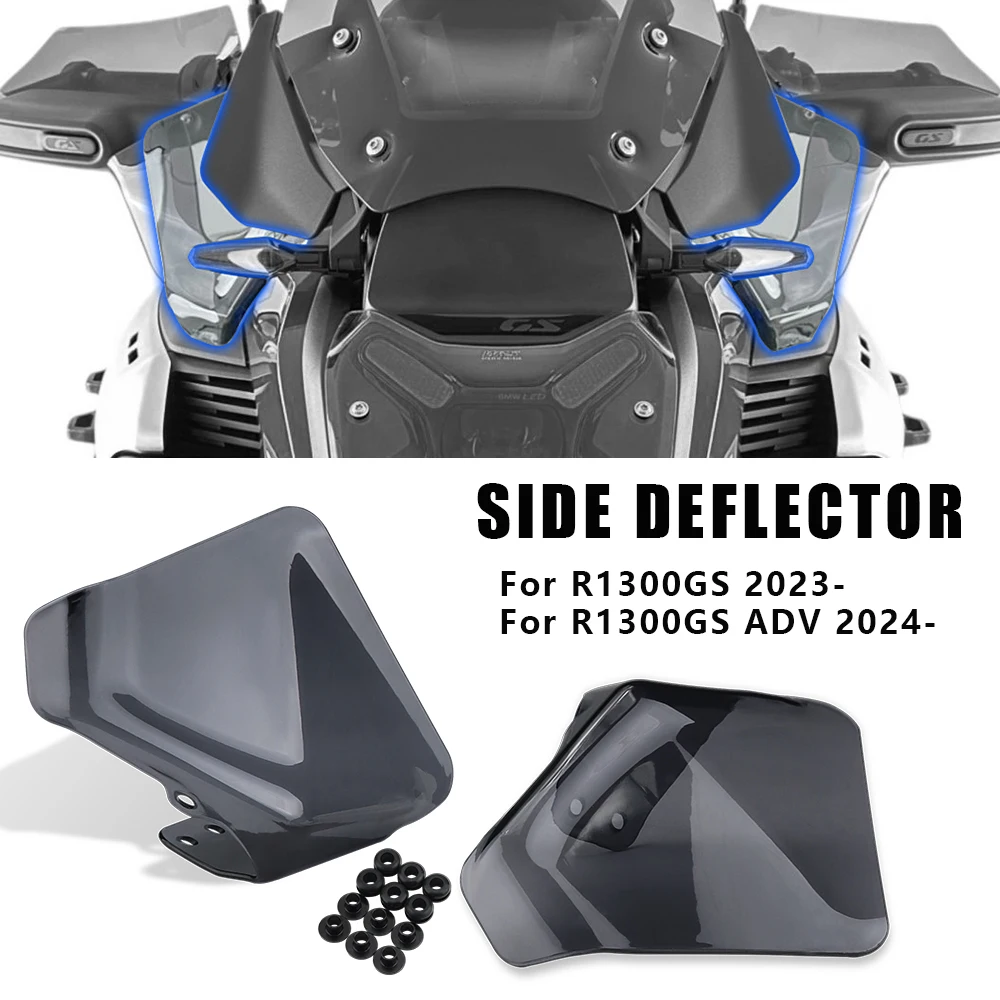 

For BMW R 1300 GS 2023- R 1300 GS Adventure 2024- Motorcycle Accessories Side Spoiler Double Sided Deflector Side Windshield