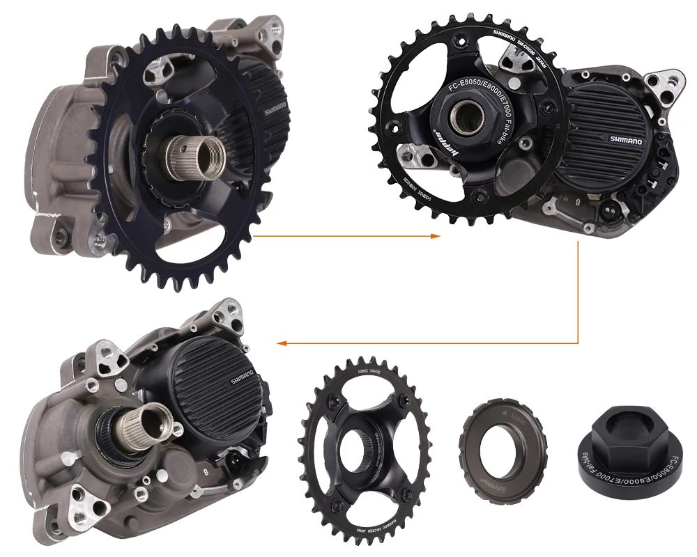 HEPPE E-Bike Motor-Sicherungsring Montage- und Demontagewerkzeug für Shimano E6100 E7000 E8000 E8050 EP8 Motor – Detail 14