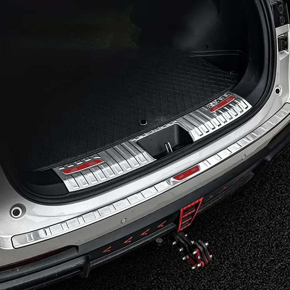 

Trunk Bumper for GWM Haval Xiaolong 2023 2024 Max PHEV Hi4 Car Accessories Stainless Rear Fender Protector Sill Cover Decoration