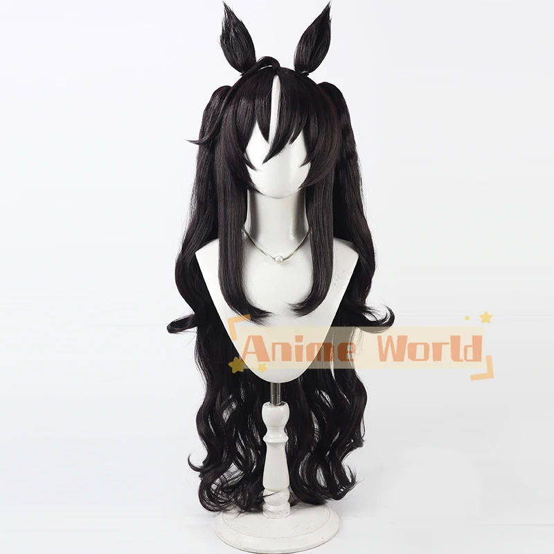 Game Uma Musume Pretty Derby  Vivlos Voyage Etincelant Cosplay Wig Ears Tail Halloween Party Costume Prop Synthetic Hair Heat
