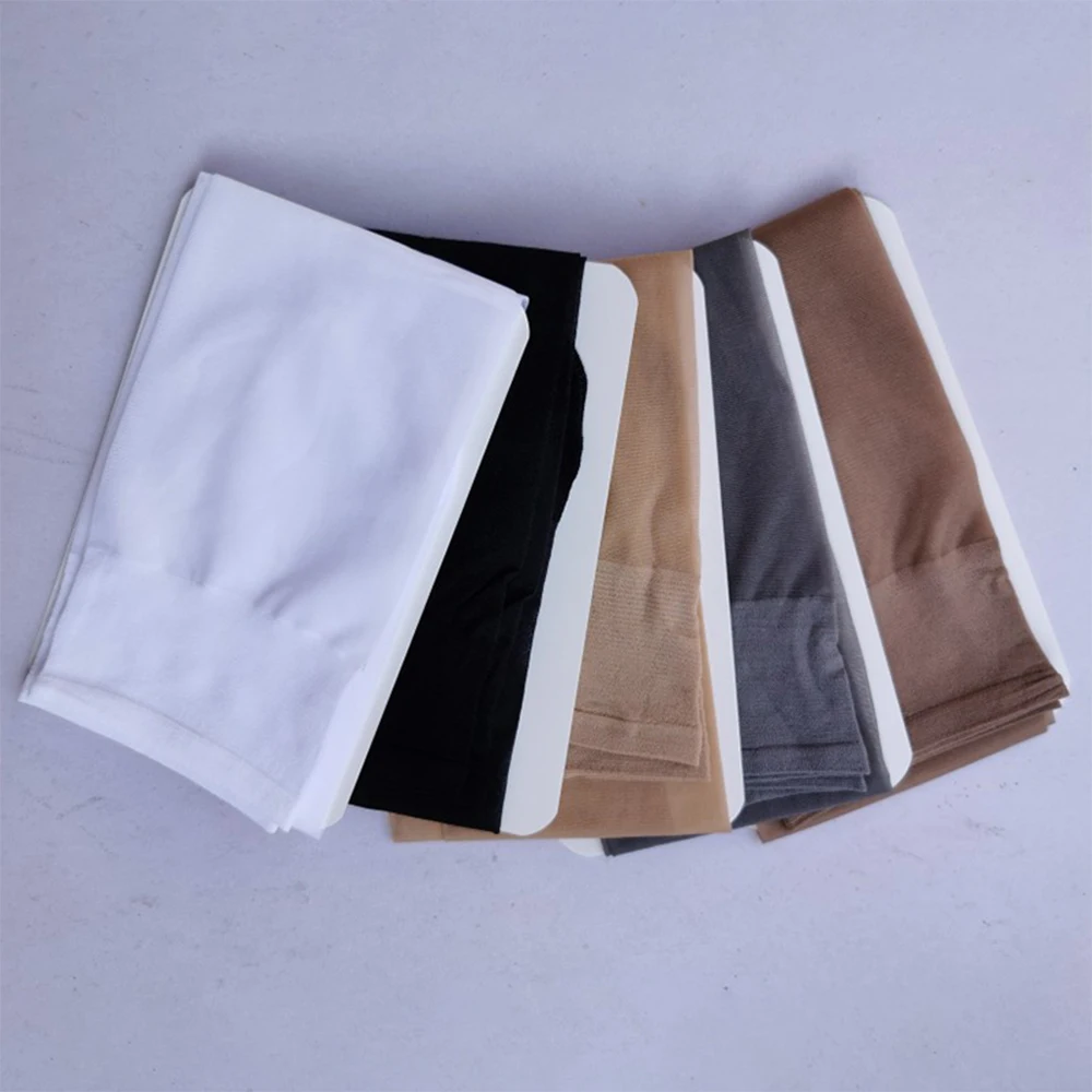 1 Pair Men's Casual Business Formal Dress Silk Socks Traceless See-Through Breathable Stockings Male Tube Socks