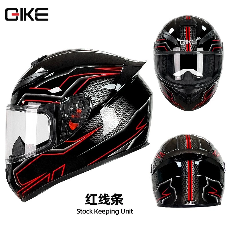 

DOT Motorcycle Helmet Unisex Full Face Safety Helm Outdoor Riding Casco Moto Capacetes Helmets Four Seasons Cascos Para Moto
