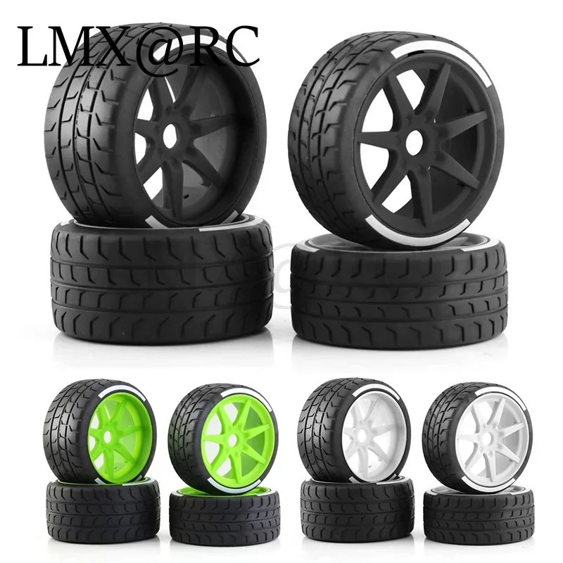 4pcs 42x100mm 42/100 Tire Tyre 17mm Wheel Hex For 1/7 ARRMA INFRACTION out of bounds LIMITED LESS F1 1/8 flat tire Hongnuo X3G