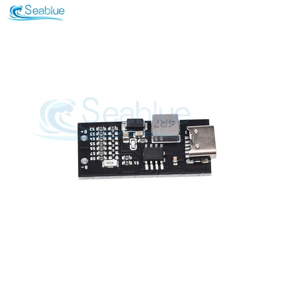 Type-C USB 5V DC CJC5288 Fixed Voltage Power Trigger Module DC 5V 500mA CN3085 Terminal Interface Battery Charging Board Module