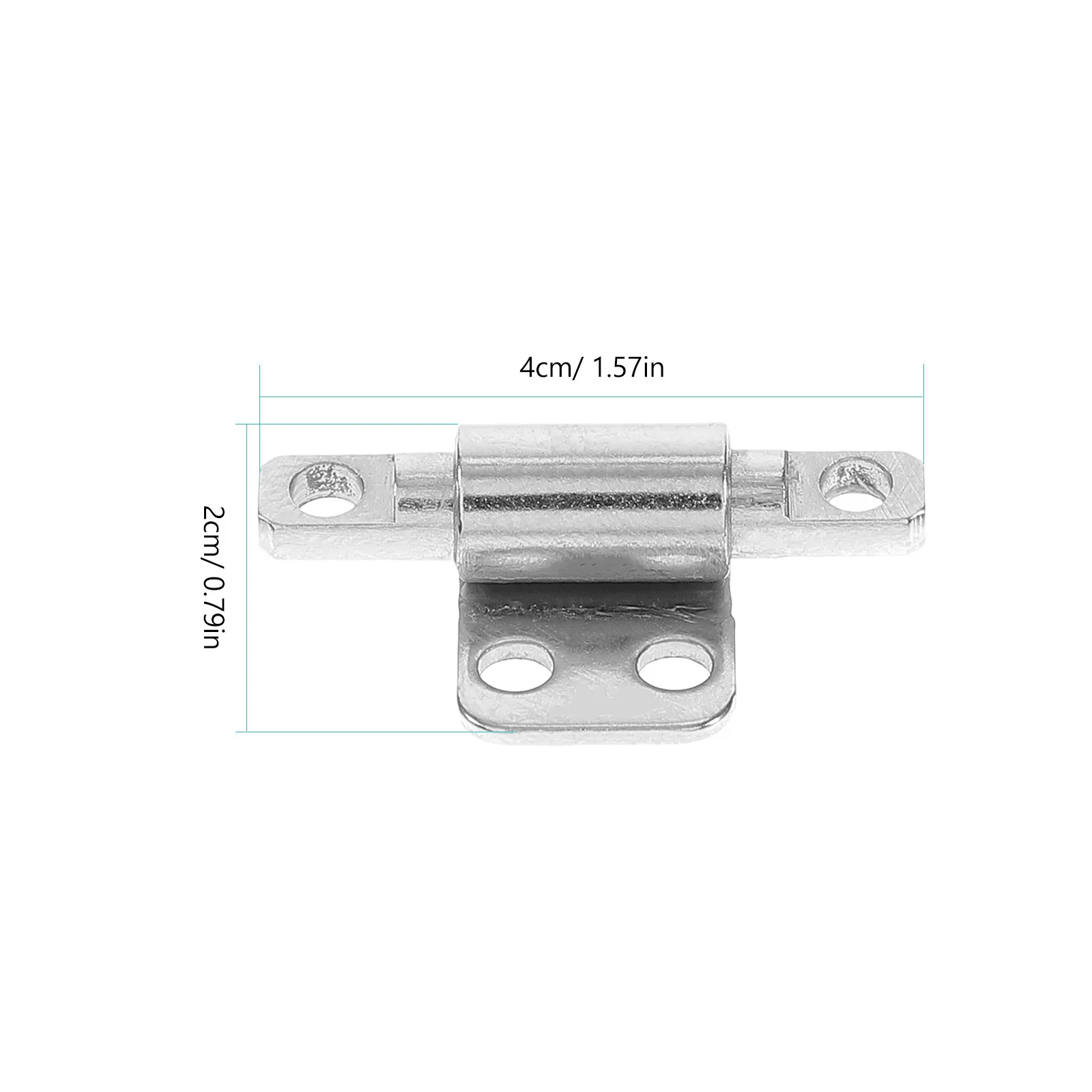 2Pcs Folding Support Hinges 360 Degree Rotation Stainless Steel Mini Torque Damping Hinge for Camera Frame Laptop Screen Door