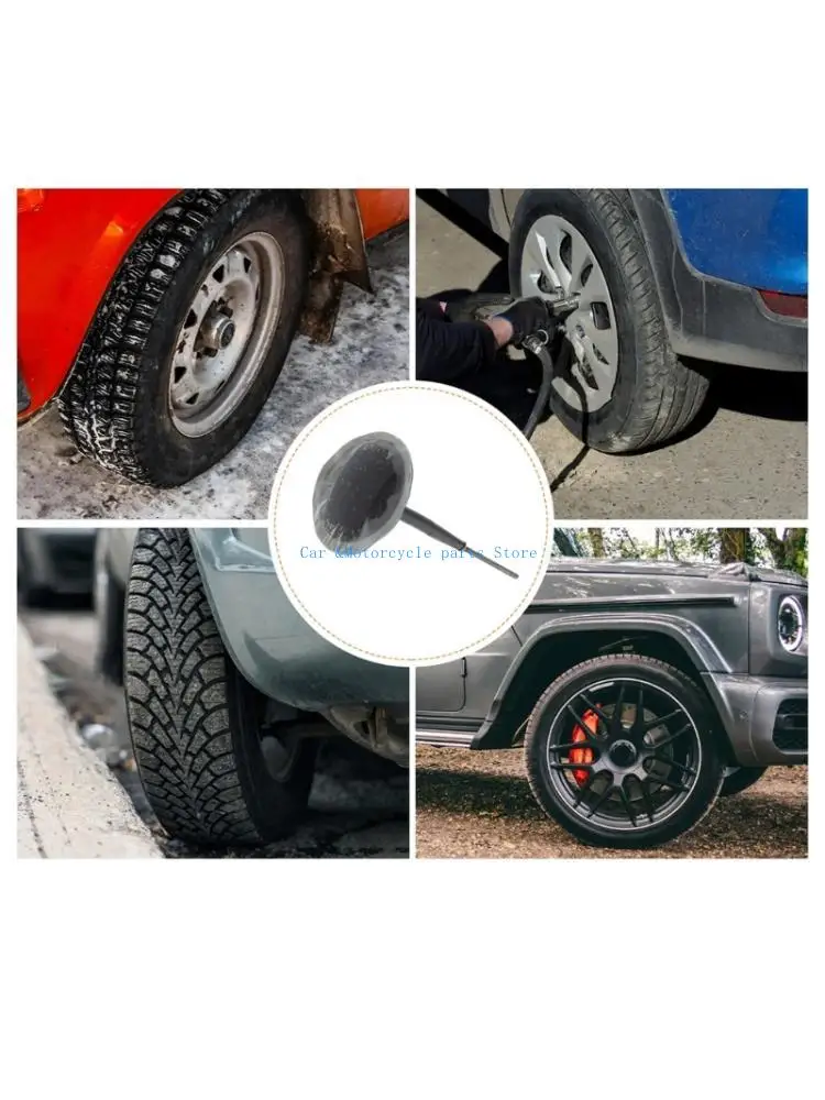 

Y9UC Easy To Apply Mushroom Plug Tire Patches For Fast Roadside Emergency Fixes