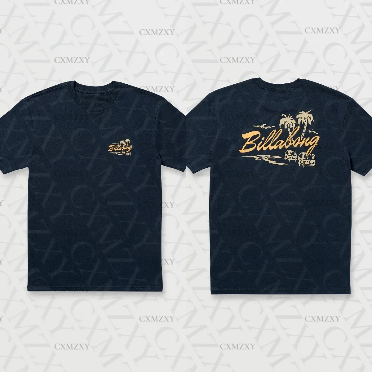 

Summer Men's T-Shirt Selling Rip Live The Search Beauty Curl Logo Amazing Quality Pure Cotton White Top Tees Male New T-Shirt