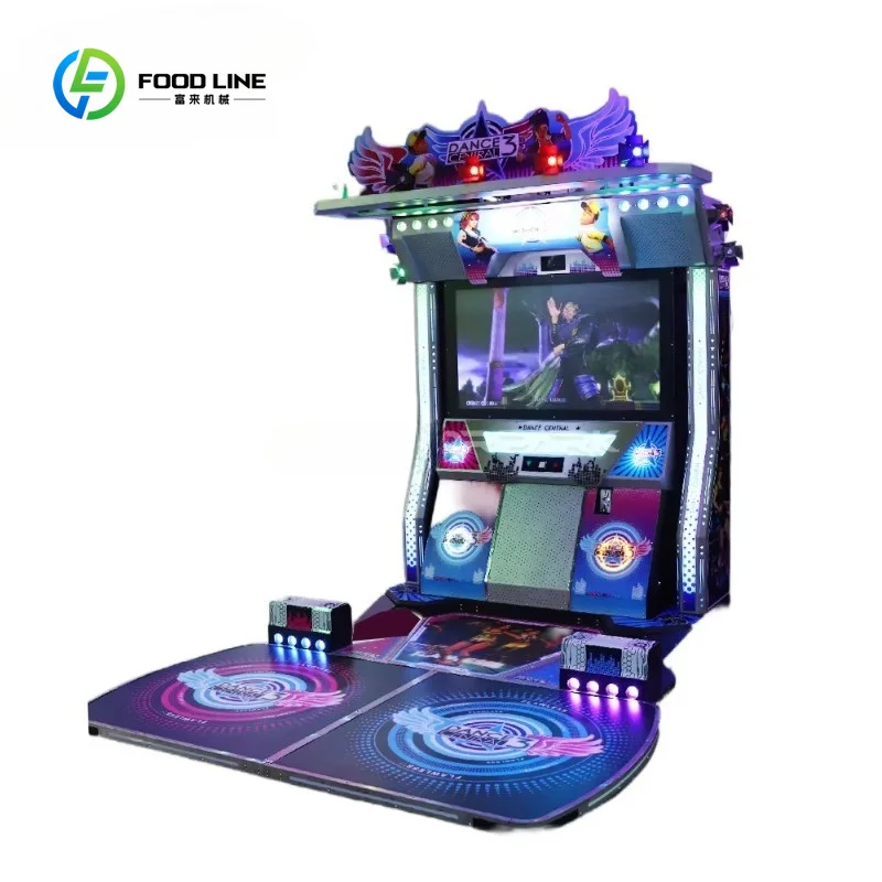 Customized Hot Sale Music rhythm game dancing machine, multiplayer, 55-inch high-definition screen dance machine.