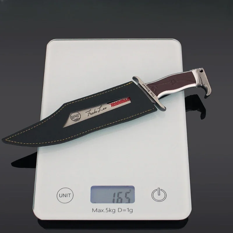 22 cm/11.81in Arena Breakout Periferiche di gioco Coltello da allenamento Lama pesante Nepal Pugnale Arma in metallo Modello da collezione Ragazzo Regalo Giocattolo