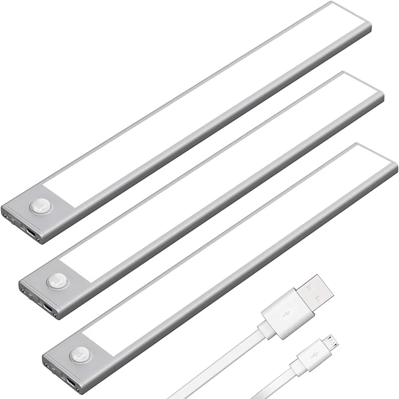 ABLN-Rechargeable Lighting Night Light Ultra-Thin Sports Closet Light Rechargeable Radio Down Light