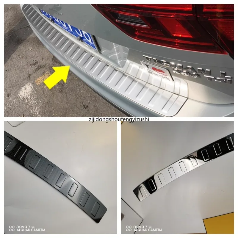 

Car Accessories For Vw/volkswagen Tiguan Mk2 2017- 2019 2020-2025 Door Sill Rear Bumper Protector Sill Trunk Tread Plate Trim