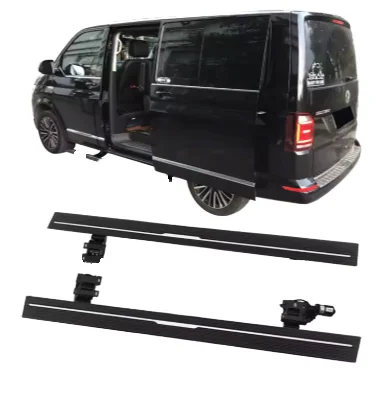 Wholesale Electric Aluminum Alloy Sports Style Retractable Door Boards & Side Steps for VW Multivan Footrest with Screw Fixing