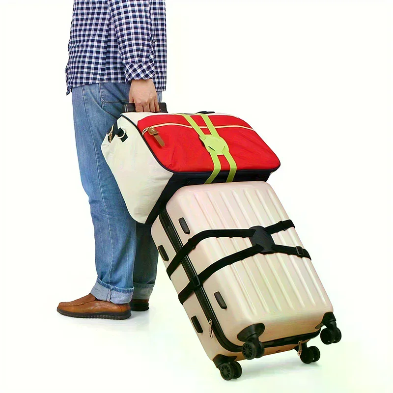 Multifunctional Cross Packing Belt Luggage Belt Suitcase Binding Belt Luggage Bag Fixing Belt Elastic Elastic Cord