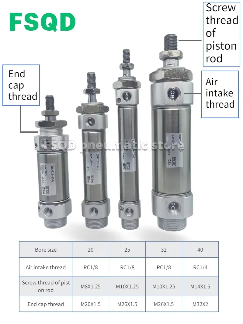 CDM2B32-25 75 100 175 150,150Z 450AZ CDM2B32-35+5-XC11 XC10 CM2F40-50 75 CM2F32-50 Air Cylinder Standard Type CM2 Serie