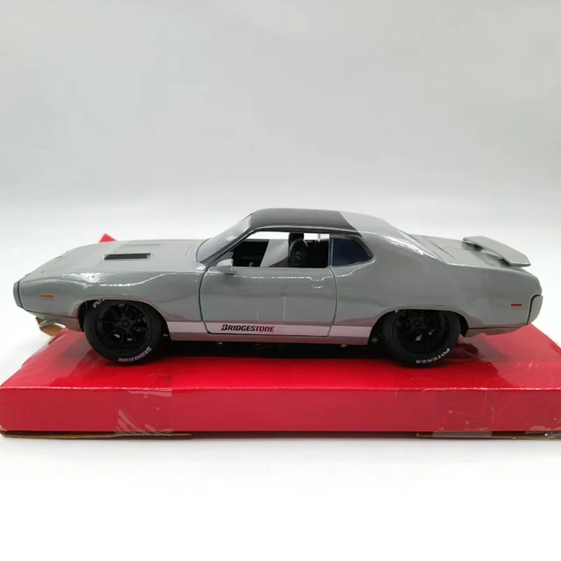 

Jada 1:24 Scale Fast 8 PLYMOUTH GTX Alloy Car Model Gray Static Collection Decorated Souvenir Gift Hobby & Toys