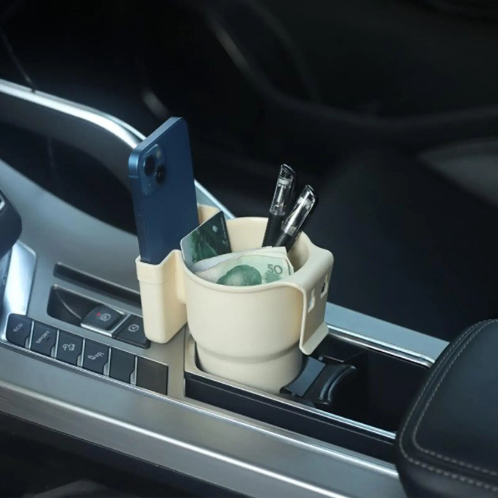 Multifunktionaler Getränkehalter für Elektroautos, Lüftungsschlitz-Getränkehalter, Praktisches Getränke-Fixierregal, Wasserflaschenhalter – Detail 7