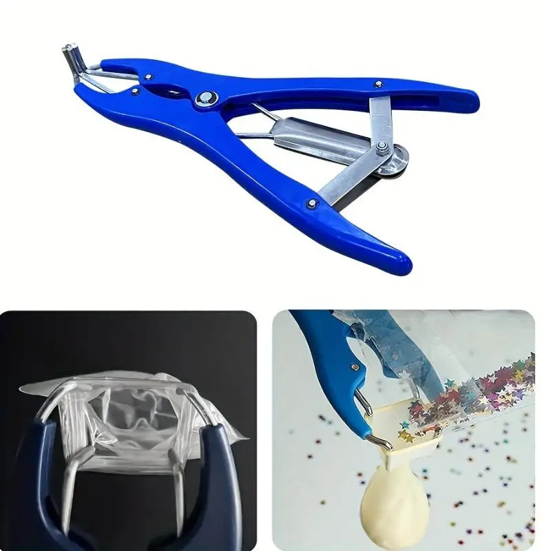 Stainless Steel Balloon Stuffing Pliers - Sequin & Petal Filler Tool for Party Decorations for Birthday Parties