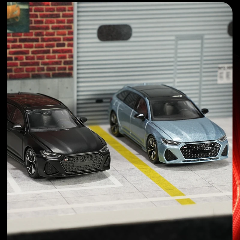 

MASSDI 1:64 Scale RS 6 AD4100 AD4107 Alloy Car Model Static Collection Decorated Souvenir Gift Hobby & Toys