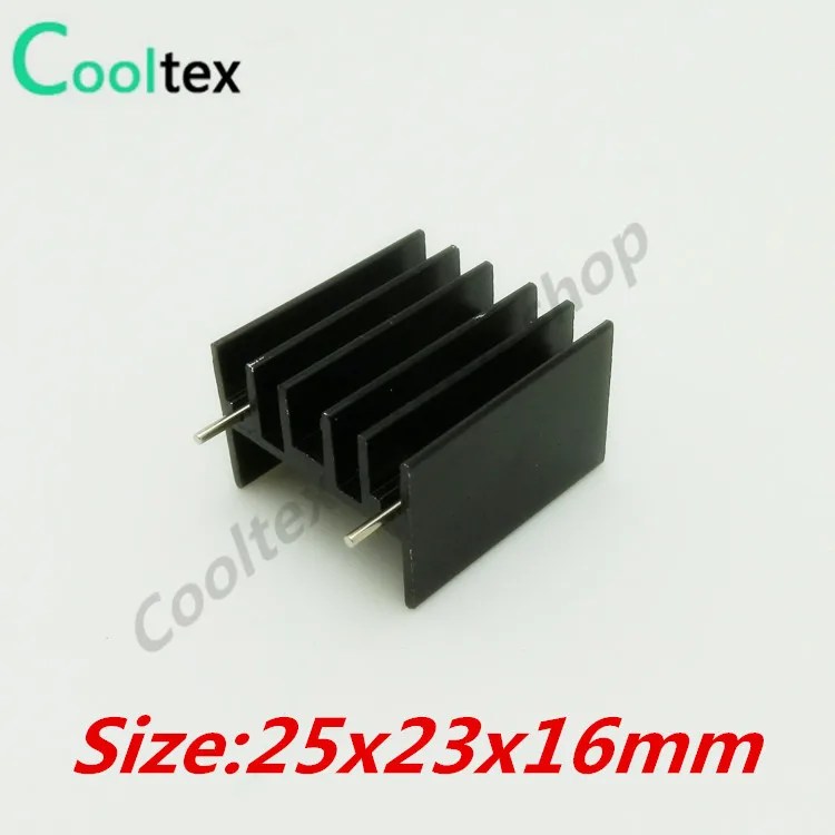 

20pcs/lot 25x23x16mm MTDA7294 L298 IC heatsink heat sink radiator