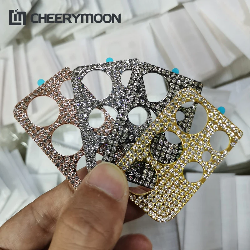 Diamond Camera Lens Frame Protector For Samsung Galaxy S22 Ultra Plus S21 S20 Note 20 Water Flash Dimond Stone Lens Film