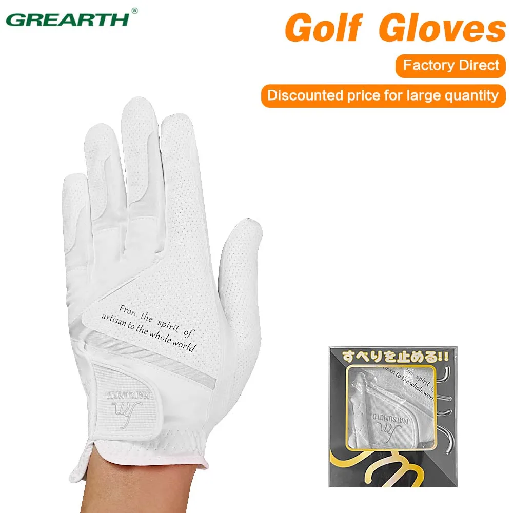 

Перчатки для гольфа, подходят для мужчин и женщин, для правой руки, пять размеров: S/M/L/XL/XXL