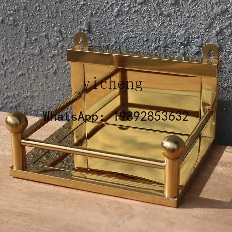 X1 titanium stainless steel wall-mounted Buddhist niche simple model household niche shrine lucky