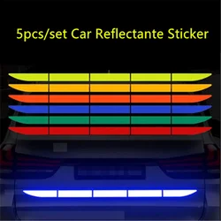 5pcs/set Car Reflectante Sticker for Volkswagen vw New Beetle Passat B6 Tuhuan 1.4T Touareg2