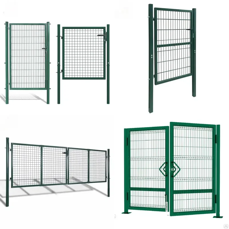 Modern Galvanized PVC Coated Lattice Gate and Fence for Home Garden Use Durable Outdoor Security Barrier Panel