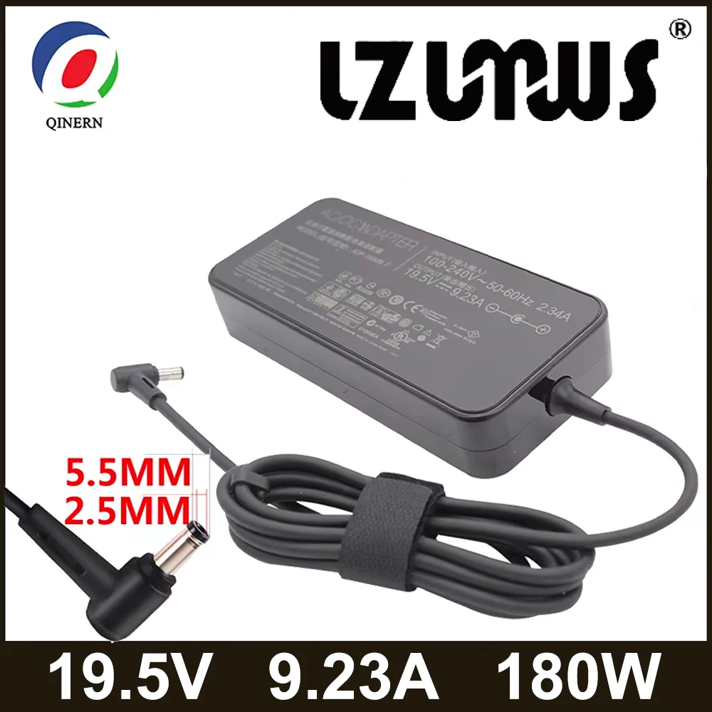 Adaptador para laptop 180W 19.5V 9.23A 5.5*2.5MM para Asus ROG G75 G75VW GL502VTGL502V G75VX GL502 G750JMN Fonte de alimentação para carregador de jogos