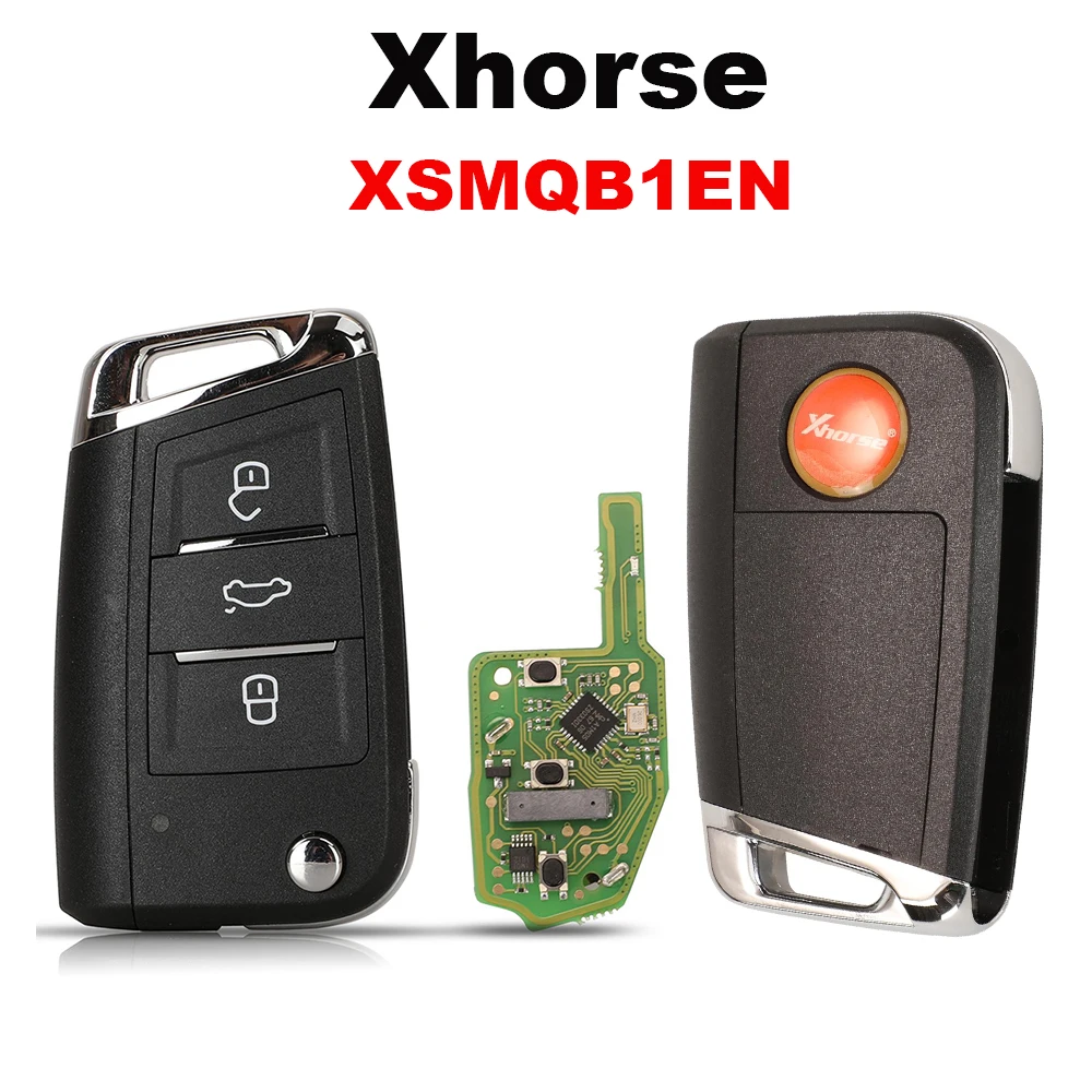 jingyuqin XHORSE VVDI Universal Remotes Smart Car Key with Proximity Function XSMQB1EN English Version Full Key