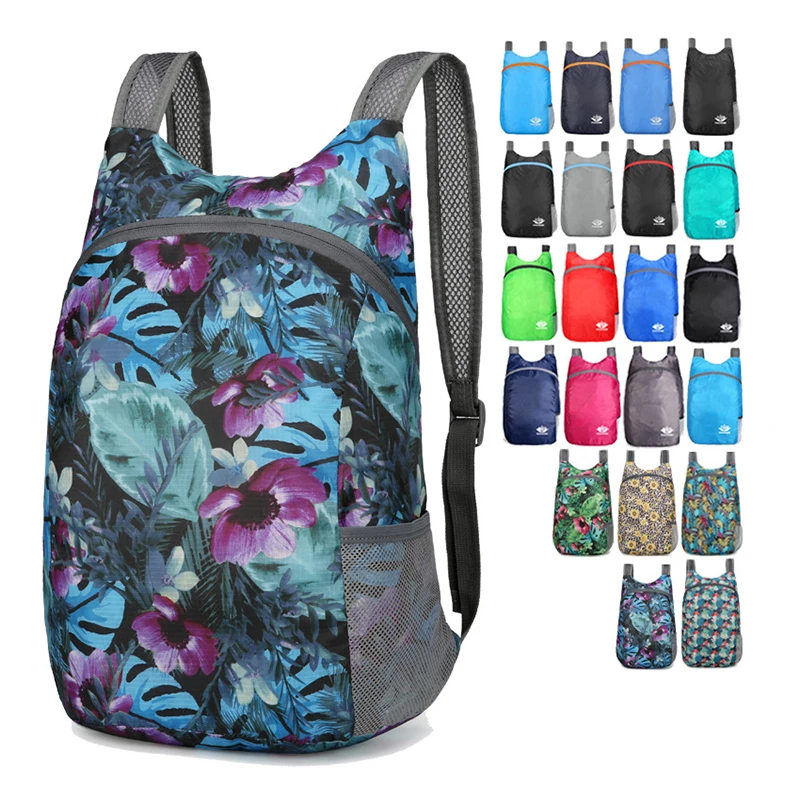 

Outdoor Mountaineering Folding Bag Ultra Lightweight Carrying Storage Bag Travel Knapsack Travel Backpack Sports Skin Bag