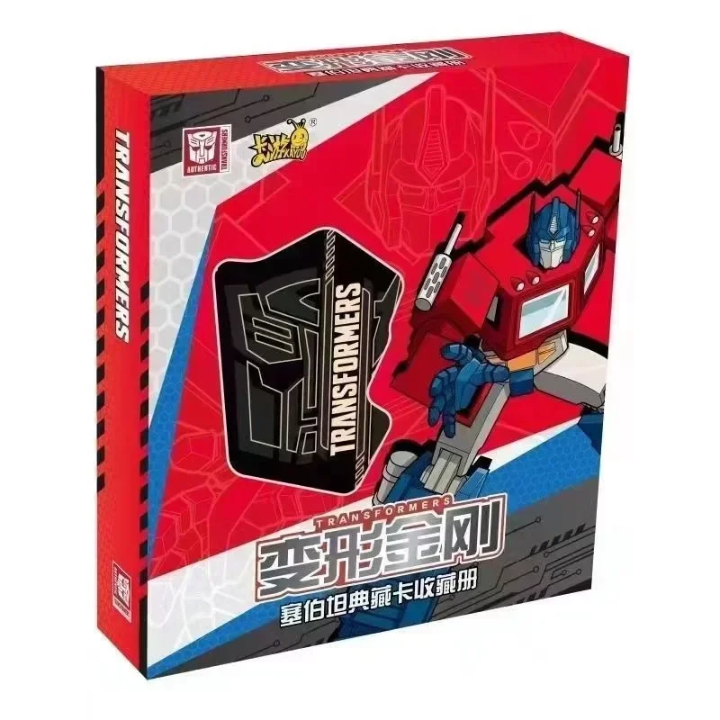 KAYOU Genuine Transformers Card Cybertron Leader Edition Rare card book Protect Folder PR Card Kids Gift Toy Collection Tool