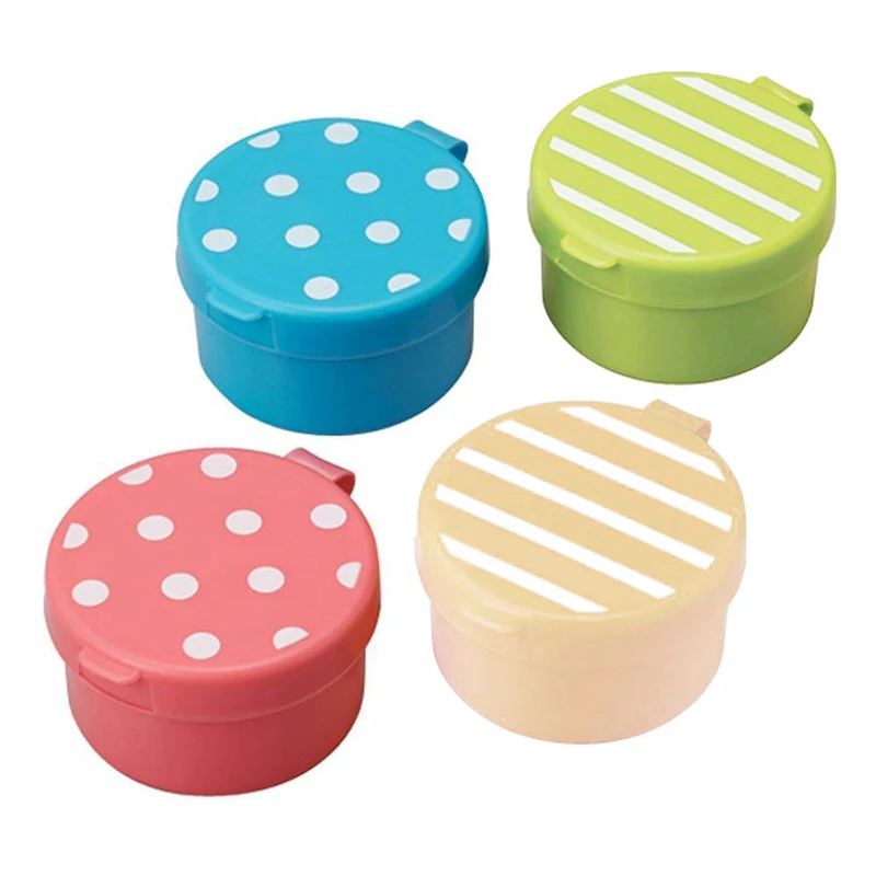 1 قطعة صغيرة المحمولة حاوية صوص صغيرة الطماطم وعاء المرق سلطة خلع الملابس زجاجة لرش الزيت الكاتشب العسل الخردل