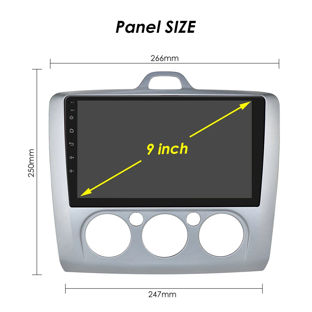 9 "Android 13 Auto radio GPS Stereo Für Ford Focus EXI ZU 2004-2011 Multimedia-player 4G Autoradio DSP Carplay 2din SWC Kopf Einheit – Detail 35
