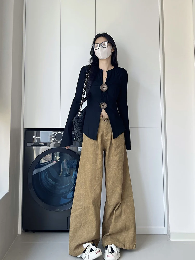 

Sweaters Jumpers Pullovers Women Kawaii Women'S Tricot Western Style Bone-Shaped Detail Concert Festival Daily Rock Band Leisure