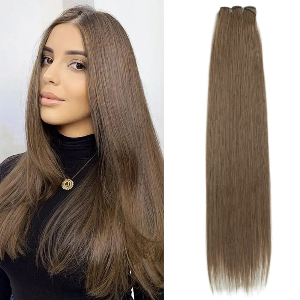 

Наборы прямых синтетических волос 66 см (26 дюймов), 150 грамм, цвет Piano Blonde, термостойкое волокно, для наращивания волос