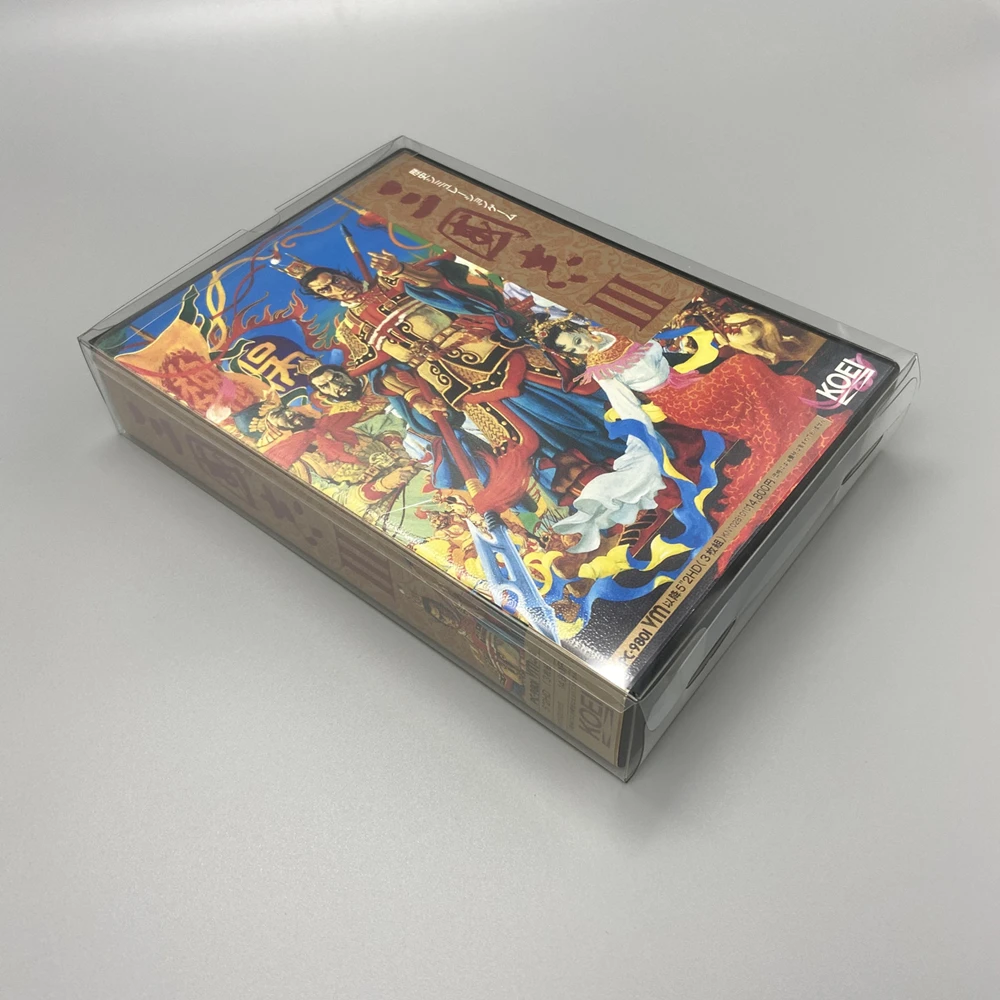 Collection Display Box For Records Of The Three Kingdoms/KOEI Game Storage Transparent Boxes TEP Shell Clear Collect Case