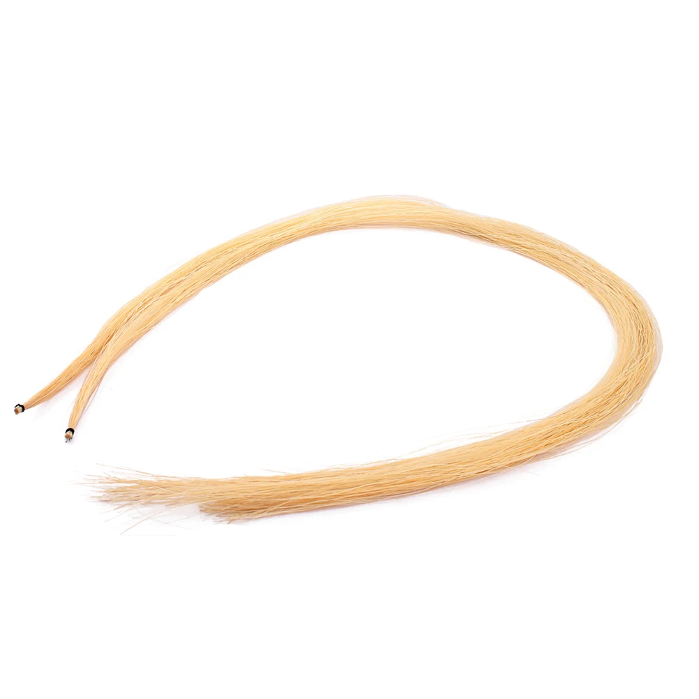 

2 Hanks Horsehair Violin Bow Genuine Mongolian Stallion Full Length Smooth Durable Professional Unbleached Suitable For Viola