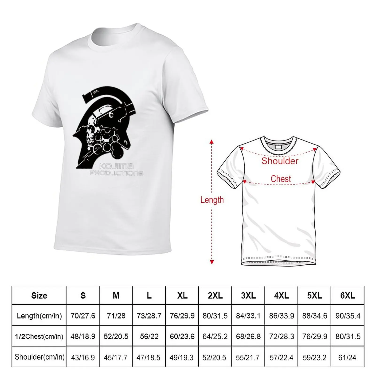 New Kojima Productions Full Print T-Shirt graphic t shirts hippie clothes Men's t-shirts