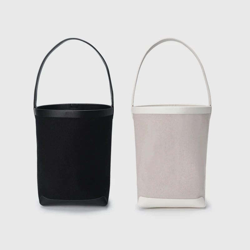 

Холщовая сумка-ведро небольшого размера, женская уличная простая сумка на одно плечо, повседневная сумка для отдыха, модная магнитная синяя застежка