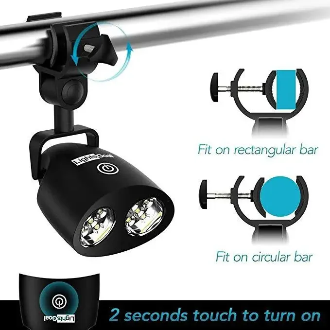 2026Outdoor Barbecue Lights 360 Rotatable Outdoor Camping Tent Riding Lights Camping Lights