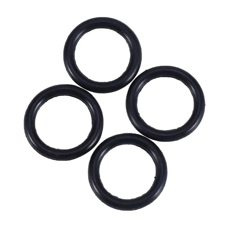 40 Pcs Black Rubber Oil Seal O Shaped Rings Seal Washers 16 X 12 X 2 Mm-AT30