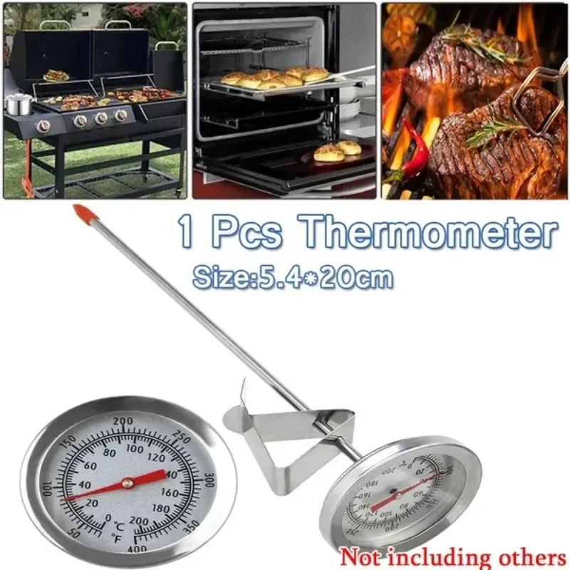 Stainless Steel Food Thermometer Cooking Barbecue Thermome Oven Temperature Gauge