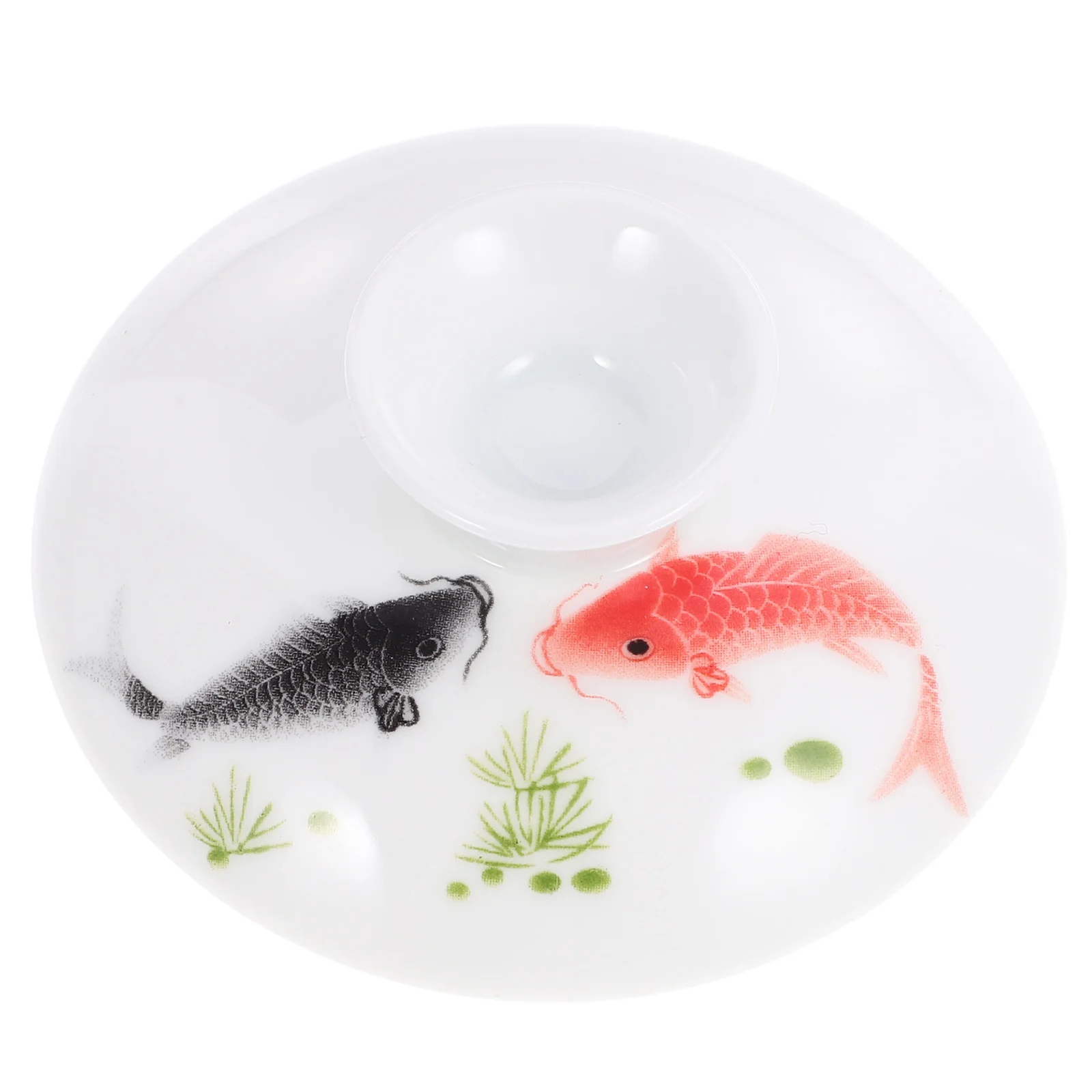 

Replacement Tea Cup Lid Made of Ceramic Material Elegant Blue and White Design Keeps Drink Clean Suitable for Parties Outdoors