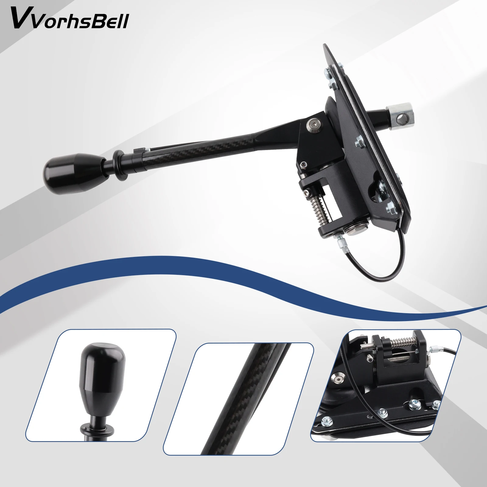 Car accessories Direct Billet Aluminum Shifter Box Fit Kit For BMW Gearbox E30 E36 E46 E8X E9X Models Bolt On