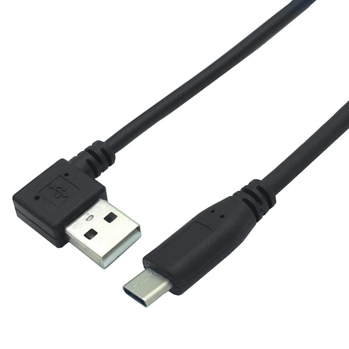 Левый и правый угол USB2.0 (Type-A) папа к USB3.1 (Type-C) папа кабеля 0,25 м;