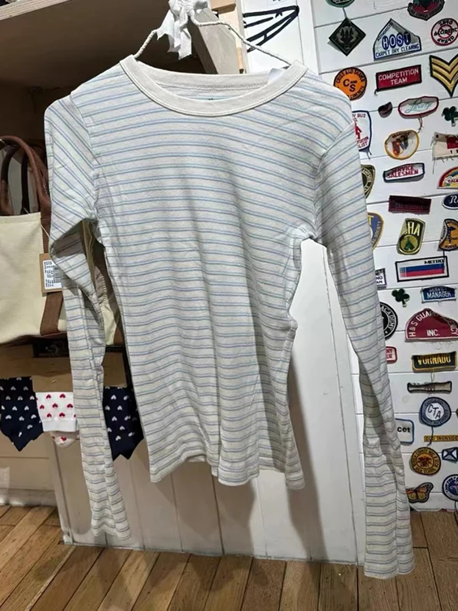 blue o-neck
