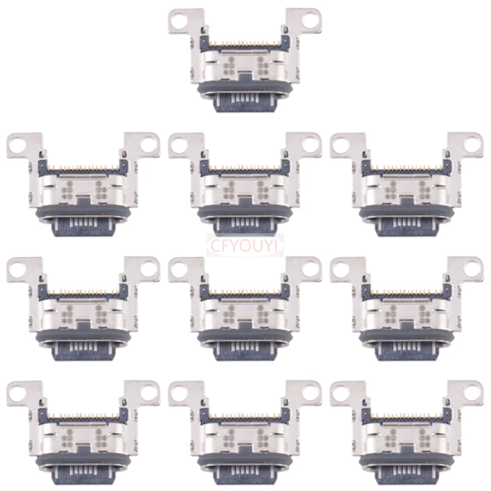 10PCS Charging Port Connector For Samsung Galaxy A55 5G SM-A556B A556 USB Dock Connector Charger Charging Port Replacement Part