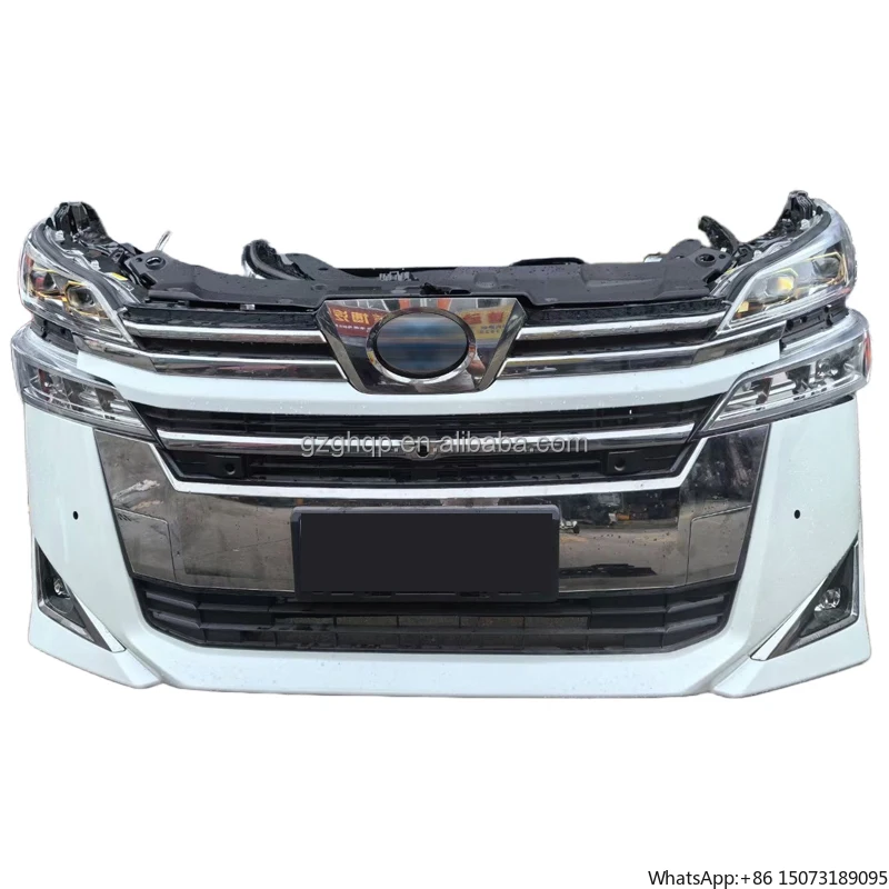 

Original Car Bumper Grille and Front Mouth Assembly Compatible with Vellfire Front Bumper Body Kit with Cooling Fan 2023