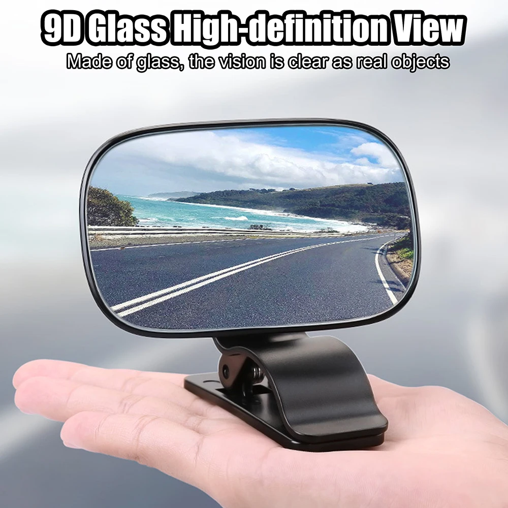 Car Back Seat Baby Kids View Mirror Adjustable 2 in 1 Auto Ornament Universal Mini Safety Monitor 360 Rotation